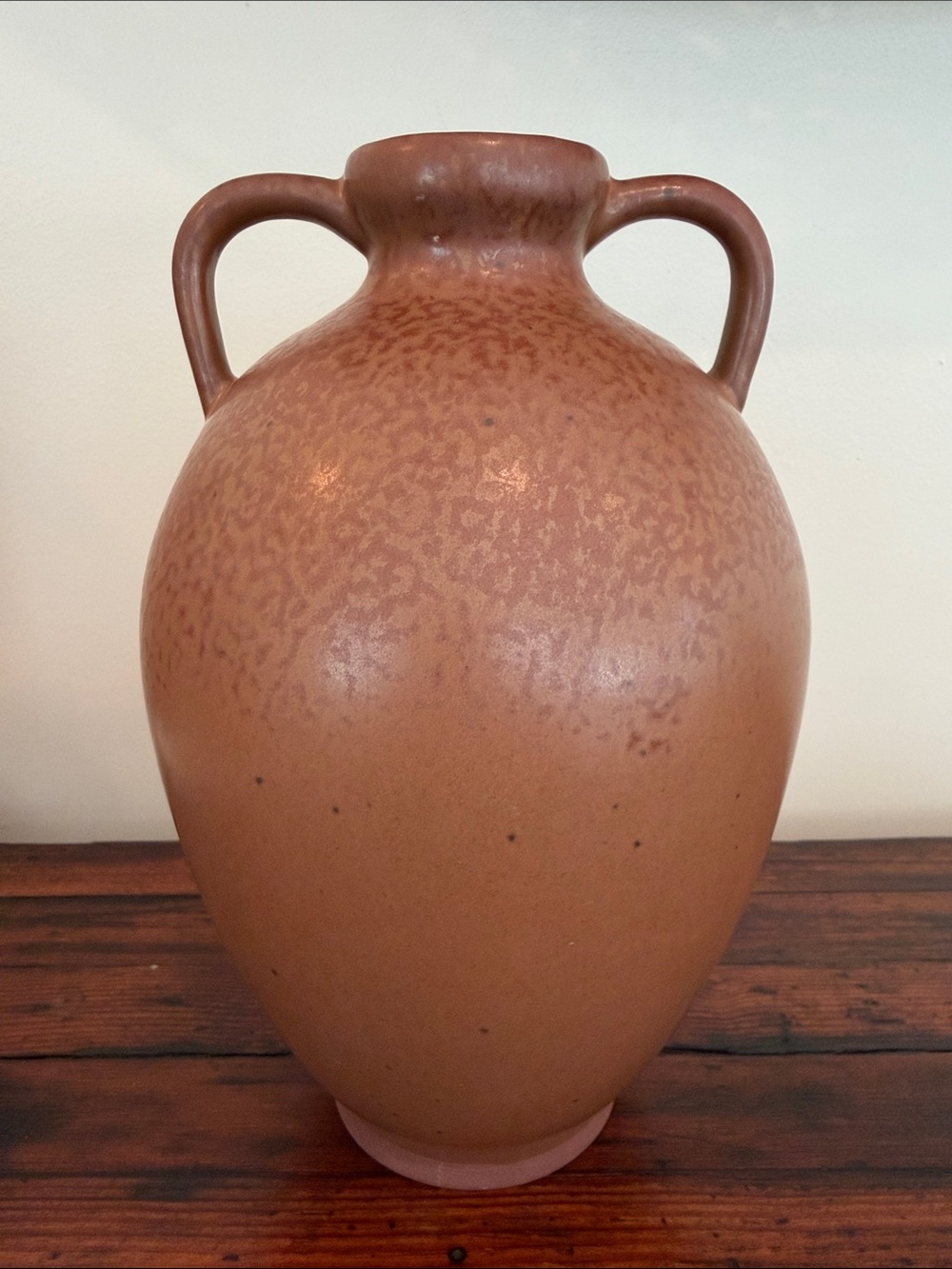 Target Threshold Medium Ceramic Vase in Rust Color.
